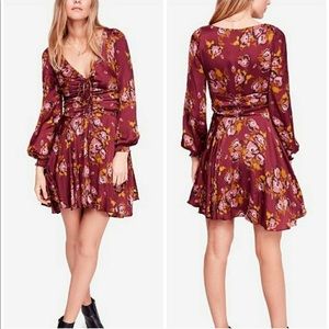 NWT Free People Morning Light Floral Mini Dress 2